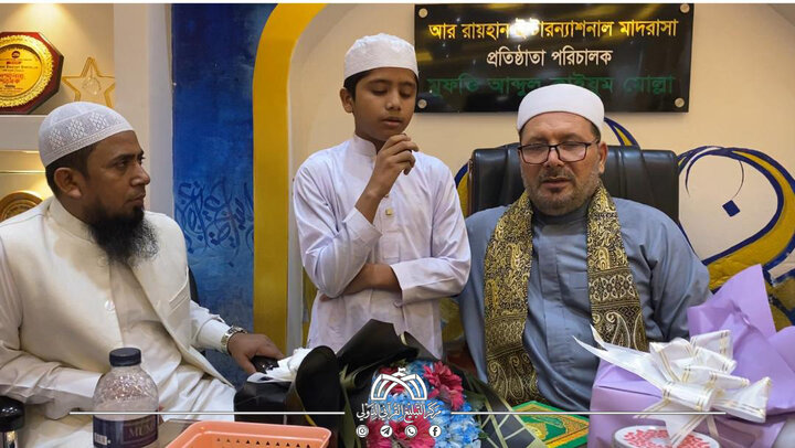 تقرير مصور/ جانب من حضور مسؤول مركز التبليغ القرآني الدولي في أمسيات قرآنية ببنغلاديش