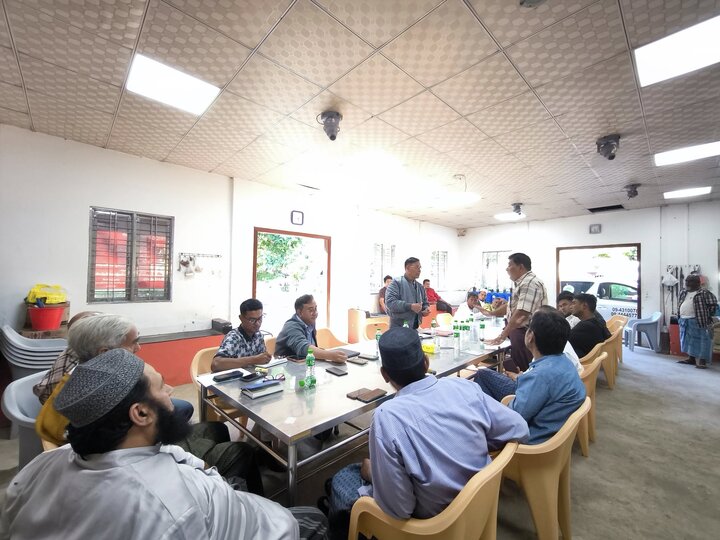 မန္တလေးမြို့ အေးရိပ်ငြိမ် မွတ်စ်လင်မ် ကဘရ်စတန် ဥယျာဉ်တော် အုပ်ချုပ်မှုကော်မတီ၏ ၁၉ ကြိမ်မြောက် အစည်း အဝေး။ ။ Photos