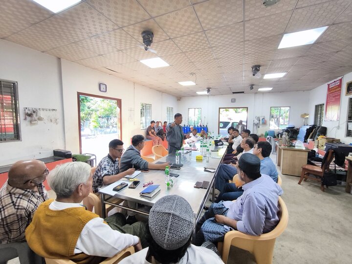 မန္တလေးမြို့ အေးရိပ်ငြိမ် မွတ်စ်လင်မ် ကဘရ်စတန် ဥယျာဉ်တော် အုပ်ချုပ်မှုကော်မတီ၏ ၁၉ ကြိမ်မြောက် အစည်း အဝေး။ ။ Photos