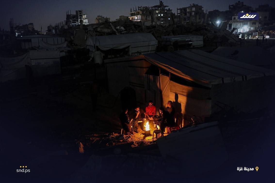 Wêneya Nûçeyan | Şevên Xezzeyê di bin siya wêraniya(xerabîya) şer de