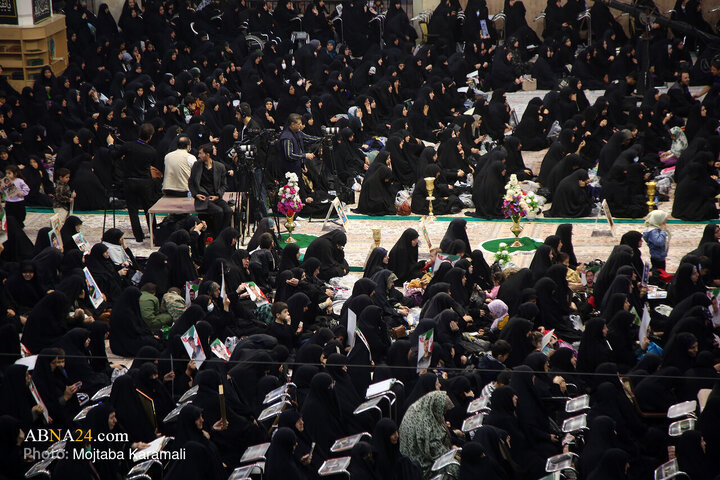 تقرير مصور/ مراسم الوطنية بعنوان "بهاء التضحية" لتكريم أمهات وزوجات الشهداء في حرم السيدة المعصومة (ع)