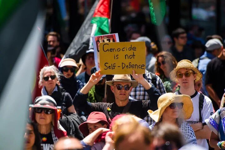 تظاهرة حاشدة في ملبورن الأسترالية دعماً لـ فلسطين و غزة