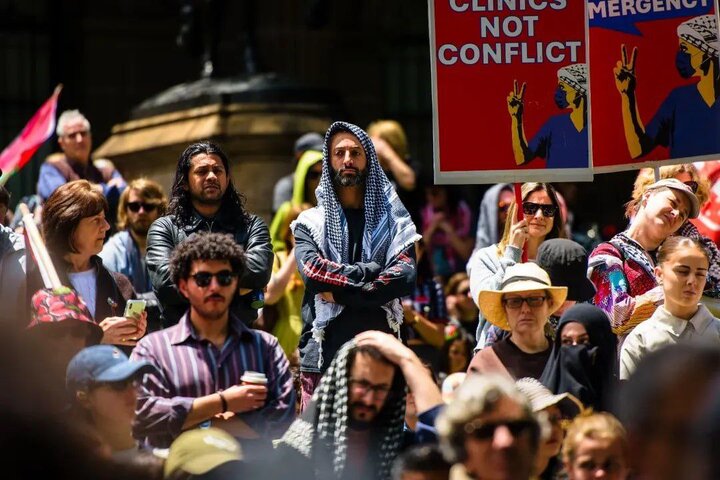 تظاهرة حاشدة في ملبورن الأسترالية دعماً لـ فلسطين و غزة