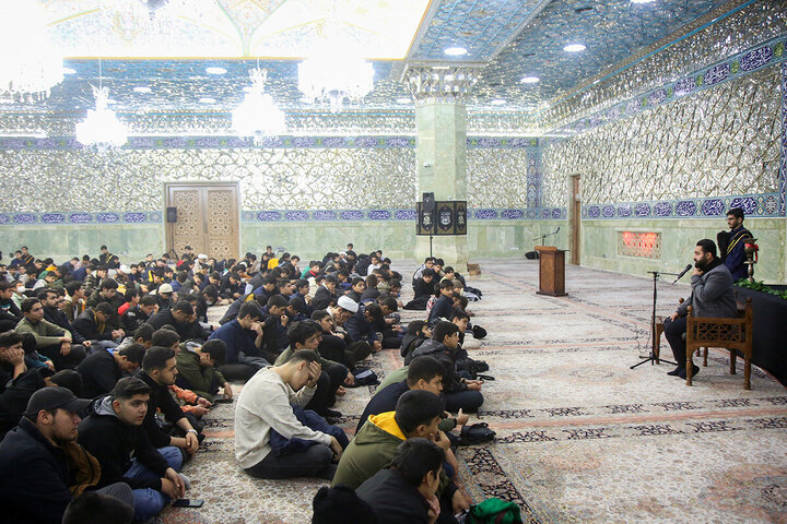 تقرير مصور/ مراسم عزاء الشباب الفاطميين بذكرى السيدة أم البنين (ع) بمدينة قم