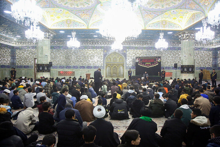 تقرير مصور/ مراسم عزاء الشباب الفاطميين بذكرى السيدة أم البنين (ع) بمدينة قم