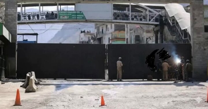 ویدیو | پلمپ گذرگاه تورخم توسط طالبان