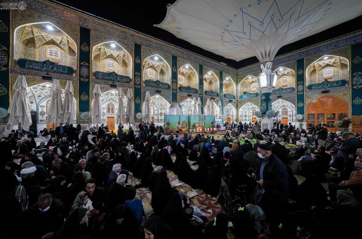 تقرير مصور/ إقامة محفل قرآني في باحة الصحن المطهّر للإمام أمير المؤمنين (ع)