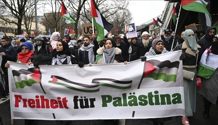 Hundreds rally in Berlin against Gaza genocide, demand end to German arms exports