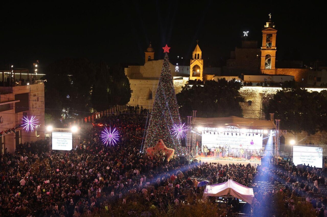 Natal Kembali Dirayakan di Bethlehem setelah Dua Tahun Sunyi / Wali Kota: Cahaya Natal Simbol Perlawanan Rakyat Palestina