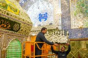 Photos: Floral Decorations Brighten Holy Shrine of Imam Ali on Lady Fatimah al-Zahra’s Birthday