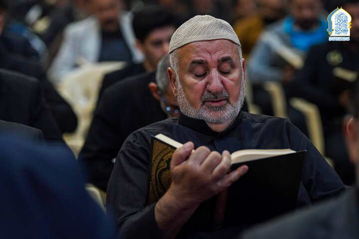 تقرير مصور/ العتبة الكاظمية المقدسة تقيم ختمة قرآنية بمناسبة وفاة السيدة أم البنين (ع)