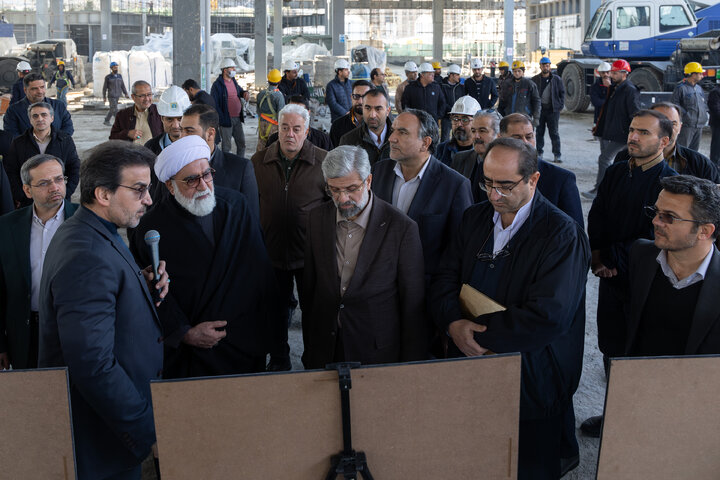 Photos: Custodian of Astan Quds Razavi visits construction projects at Holy Shrine
