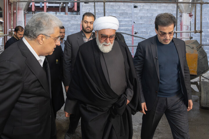 Photos: Custodian of Astan Quds Razavi visits construction projects at Holy Shrine
