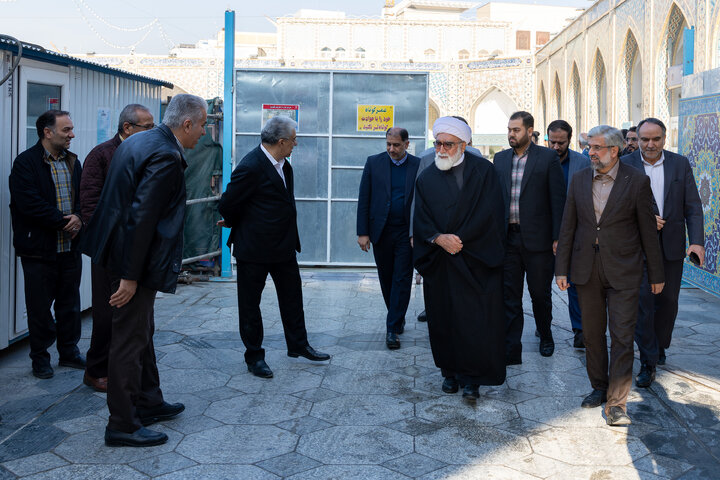 Photos: Custodian of Astan Quds Razavi visits construction projects at Holy Shrine