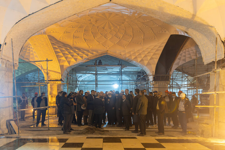 Photos: Custodian of Astan Quds Razavi visits construction projects at Holy Shrine