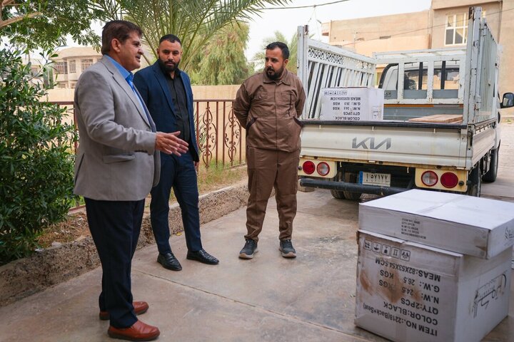 تقرير مصور/ العتبة العسكرية المقدسة تزوّد مدارس بأثاث جدد في مدينة سامراء