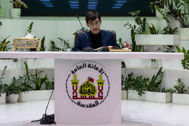 تقرير مصور/ جانب من الحضور في ندوة حوارية تثقيفية بعنوان (تعظيم المقدسات ومنع الإساءة إلى الذات الإلهية) بركربلاء