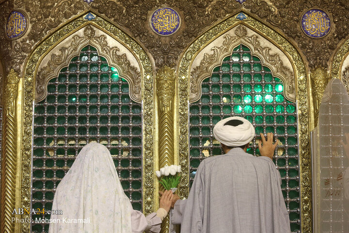 جشن بزرگ ازدواج دانشجویی در حرم حضرت فاطمه معصومه‌(س)