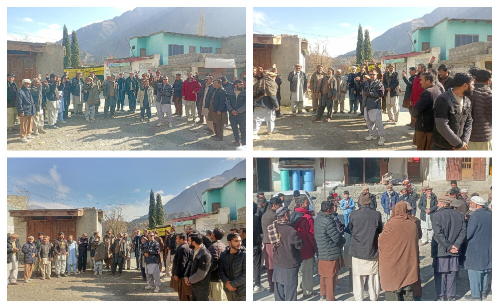 تجمع اهالی منطقه‌ چلت بلتستان، علیه بازداشت‌های غیرقانونی جوانان شیعه + عکس