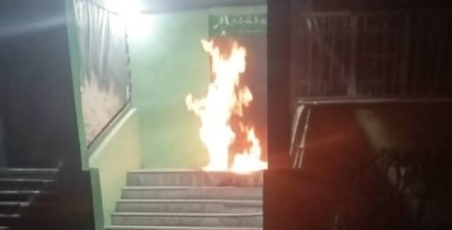 یک دانش‌آموز مسجدی در روسیه را به آتش کشید