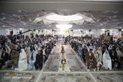 Photos: Mass wedding celebration for university students held at Hazrat Masoumeh holy shrine