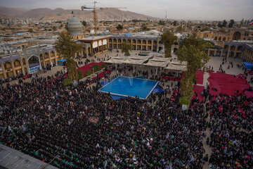 گزارش تصویری | اجتماع باشکوه بانوان در حرم حضرت شاهچراغ (ع)