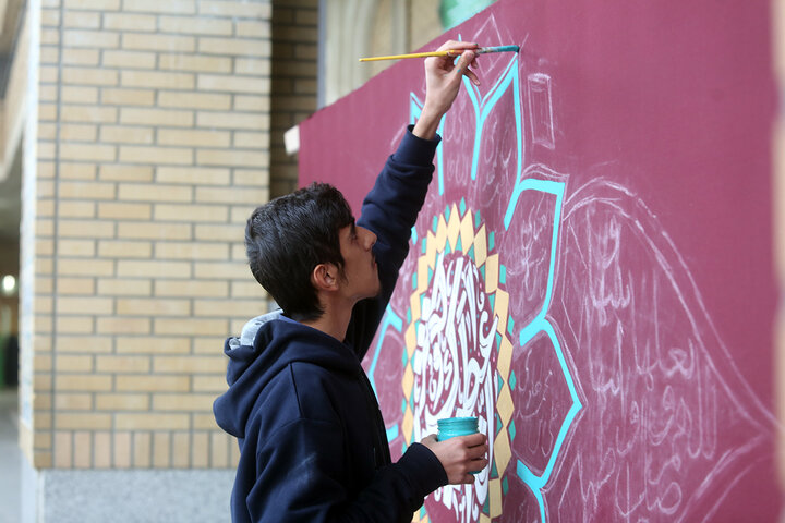 Photos: Lady Fatima Masoumeh holy shrine adorned with blessed name of Hazrat Fatima Zahra
