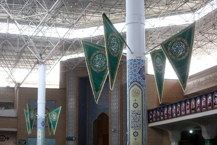Photos: Lady Fatima Masoumeh holy shrine adorned with blessed name of Hazrat Fatima Zahra