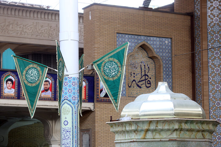 Photos: Lady Fatima Masoumeh holy shrine adorned with blessed name of Hazrat Fatima Zahra