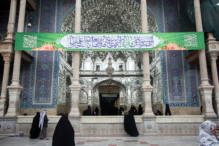 Photos: Lady Fatima Masoumeh holy shrine adorned with blessed name of Hazrat Fatima Zahra