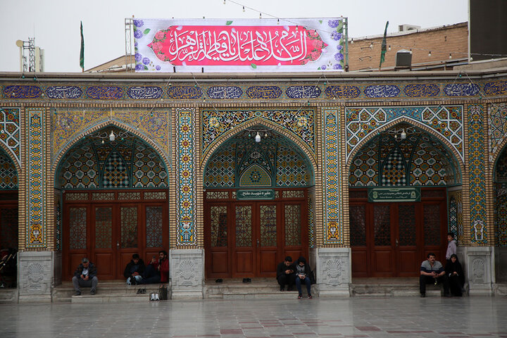 Photos: Lady Fatima Masoumeh holy shrine adorned with blessed name of Hazrat Fatima Zahra