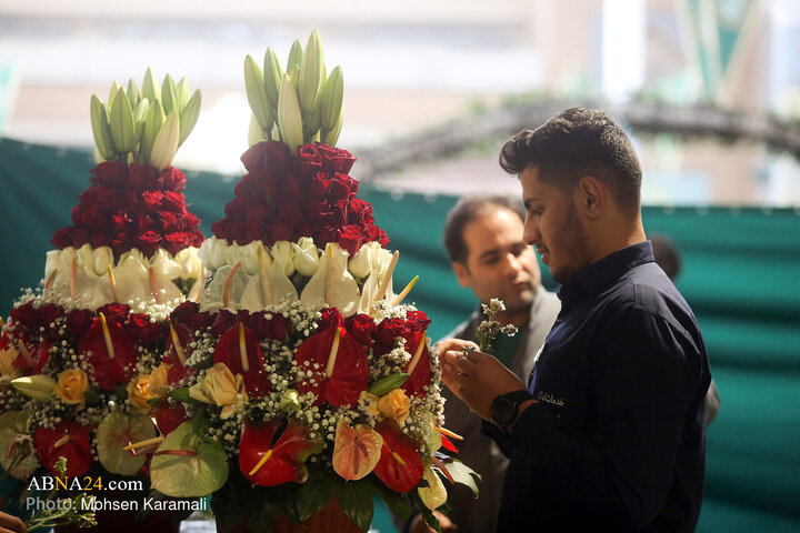 Photos: Lady Fatima Masoumeh shrine decorated with flowers on eve of Hazrat Zahra birth anniversary