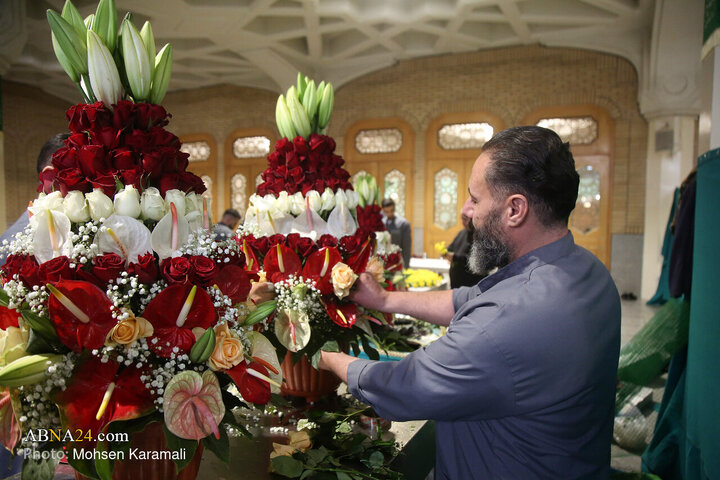 Photos: Lady Fatima Masoumeh shrine decorated with flowers on eve of Hazrat Zahra birth anniversary