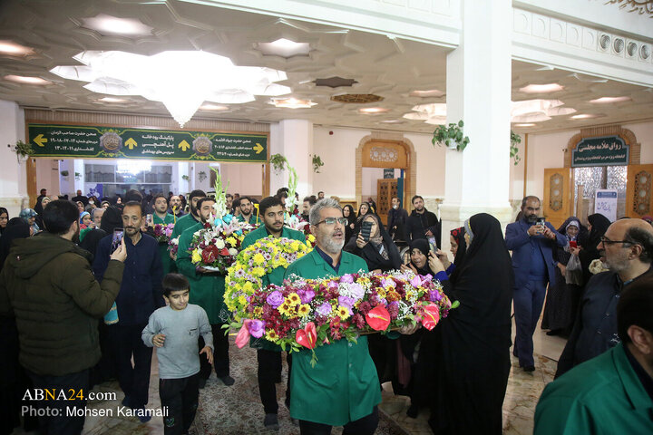 Photos: Lady Fatima Masoumeh shrine decorated with flowers on eve of Hazrat Zahra birth anniversary