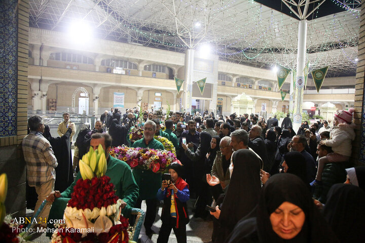 Photos: Lady Fatima Masoumeh shrine decorated with flowers on eve of Hazrat Zahra birth anniversary