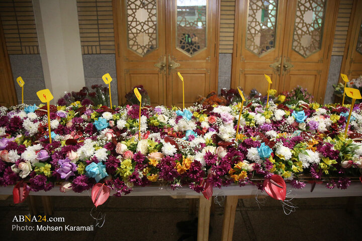 Photos: Lady Fatima Masoumeh shrine decorated with flowers on eve of Hazrat Zahra birth anniversary