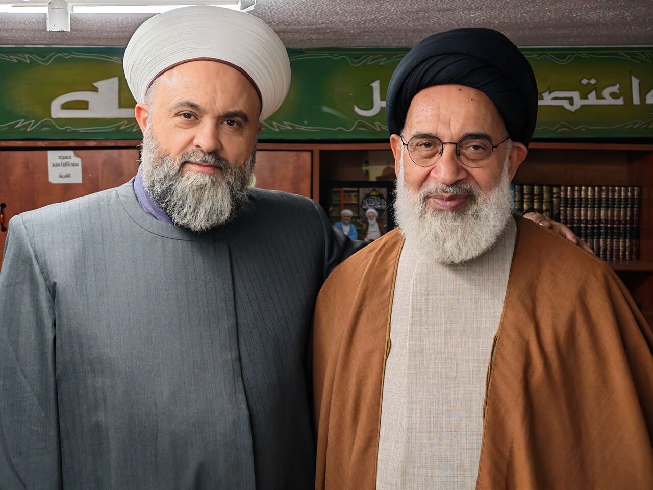 الشيخ حبلي أثناء استقباله السيّد الموسوي يؤكد على قضية فلسطين والوحدة الإسلامية