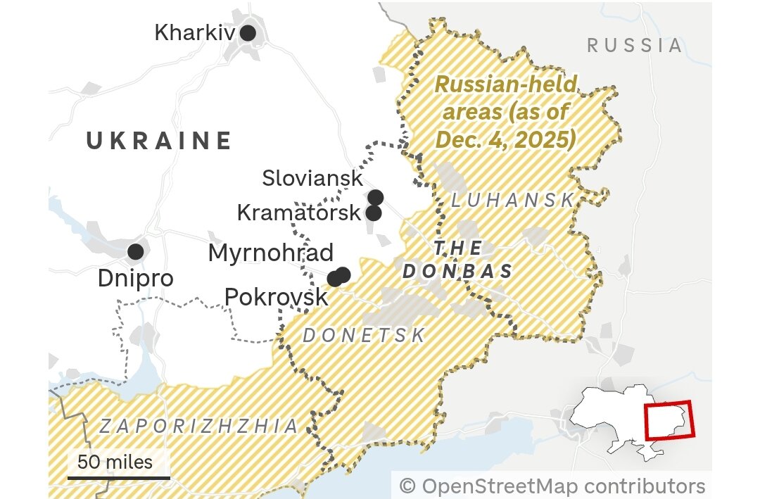 Putin Aahidi Urusi Kuchukua Eneo la Donbas kwa Njia Zote, Wakati Waukrainia Wakiandaa Mazungumzo Za Amani na Marekani