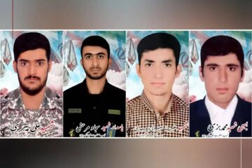 အီရန် လုံခြုံရေးတပ်ဖွဲ့ ဝင်လေးဦးသည် ဗုဒ္ဓဟူးနေ့ တွင် စစ်စတန် နှင့် ဗလူချီစတန်တို့ တွင် အကြမ်းဖက် တိုက်ခိုက်မှု တစ်ခုအတွင်း  ရှဟီးဒ် ဖြစ်