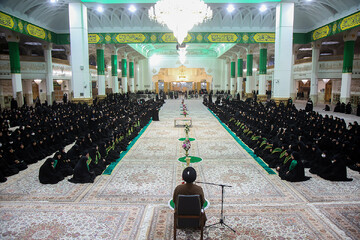 آیین خطبه‌خوانی خادمان خواهر حرم حضرت فاطمه معصومه(س)