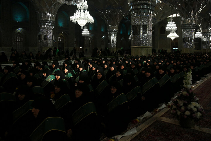 Photos: Gathering of female servants of Razavi Shrine held in honor of Hazrat Zahra birth anniversary