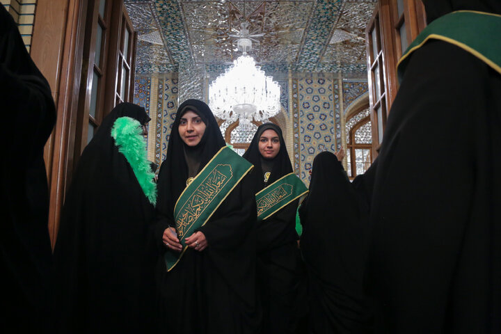 Photos: Gathering of female servants of Razavi Shrine held in honor of Hazrat Zahra birth anniversary