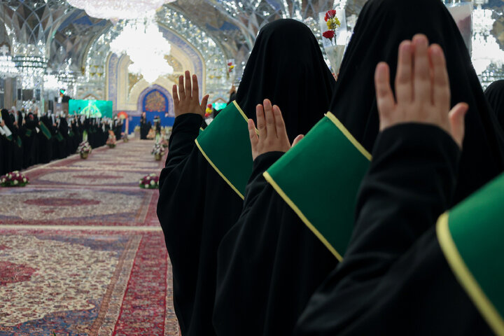 Photos: Gathering of female servants of Razavi Shrine held in honor of Hazrat Zahra birth anniversary