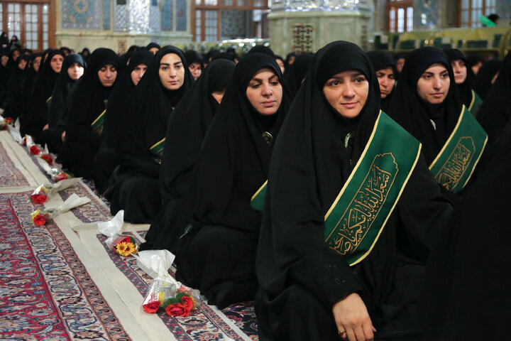 Photos: Gathering of female servants of Razavi Shrine held in honor of Hazrat Zahra birth anniversary