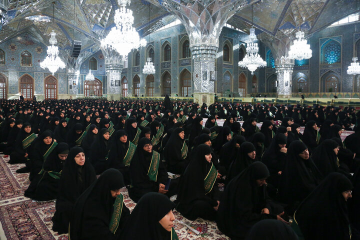 Photos: Gathering of female servants of Razavi Shrine held in honor of Hazrat Zahra birth anniversary