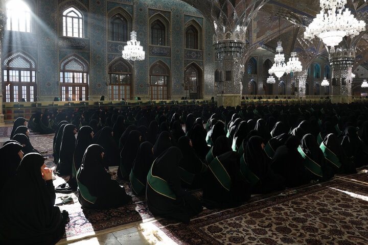 Photos: Gathering of female servants of Razavi Shrine held in honor of Hazrat Zahra birth anniversary
