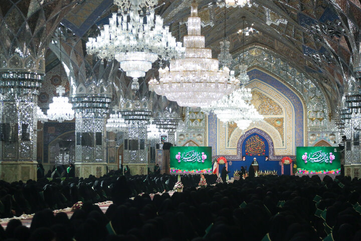 Photos: Gathering of female servants of Razavi Shrine held in honor of Hazrat Zahra birth anniversary