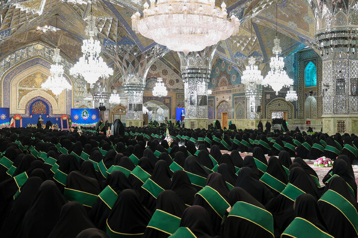 Photos: Gathering of female servants of Razavi Shrine held in honor of Hazrat Zahra birth anniversary