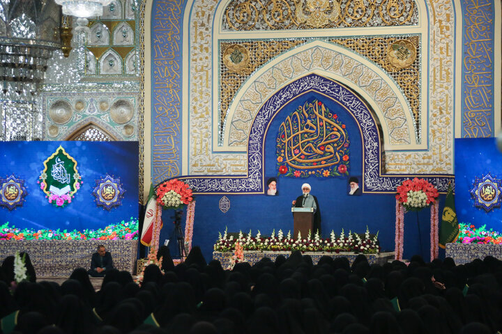 Photos: Gathering of female servants of Razavi Shrine held in honor of Hazrat Zahra birth anniversary