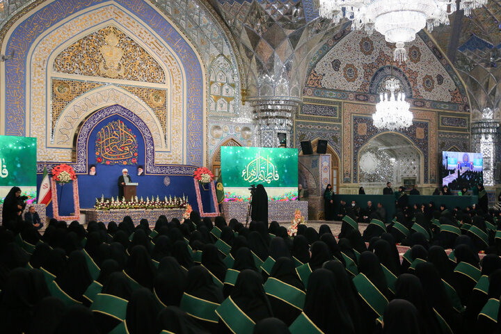 Photos: Gathering of female servants of Razavi Shrine held in honor of Hazrat Zahra birth anniversary